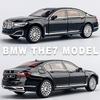 1:24 BMW 760LI 530LI I5M60 Миниатюрная литая игрушечная машинка Модель транспортного средства Домашний декор и украшения для рабочего стола компьютера Праздничный подарок