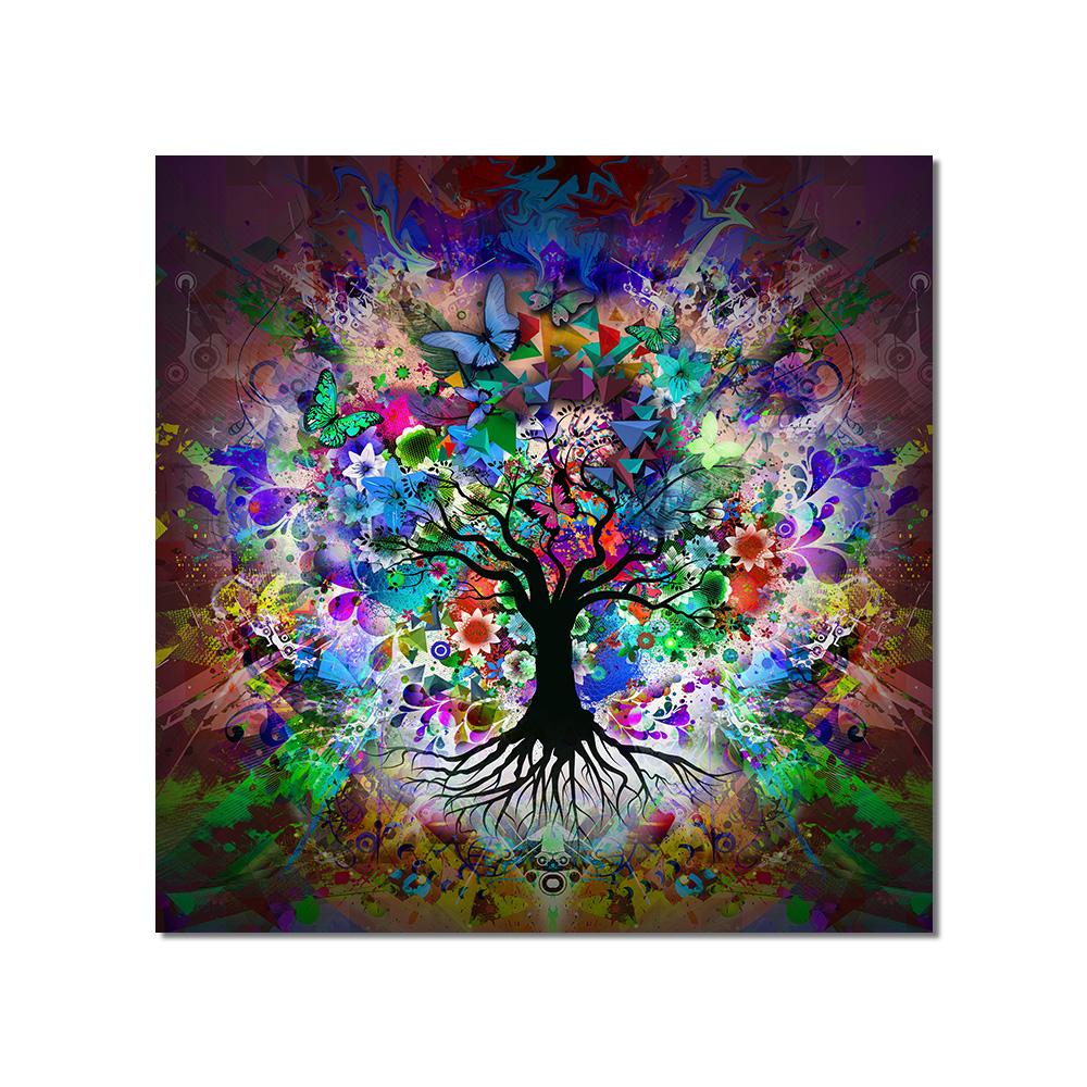 Tree of Life By Gustav Klimt Scandinavian Landscape Wall Art Canvas Poster and Prints Abstract Art Picture for Living Room Decor
