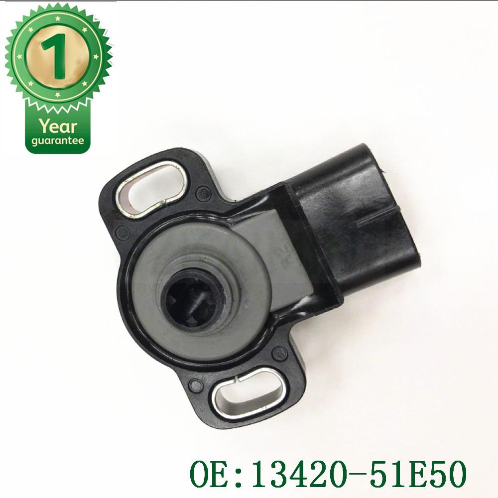 Оригинальный датчик положения дроссельной заслонки поворота направо, датчик TPS 13420-51E50 1342051E50, датчик TPS для SUZUKI