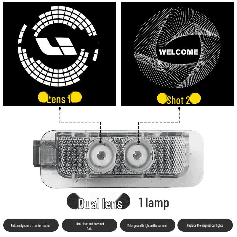 Perfect for Ideal L9 Welcome: ONE Car Door Projection and Dynamic L6, L7, L8 Ambient MEGA Welcome Lights.