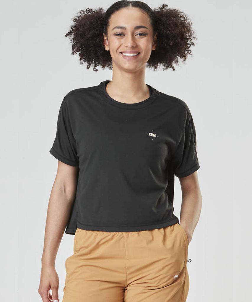 PICTURE ORGANIC CLOTHING Novita Outdoor Tech Crop Short Sleeve T-Shirt (Black)