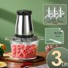 Stainless Steel Meat Grinder & Mixer for Dumplings, Large Capacity Automatic Cooking Machine
