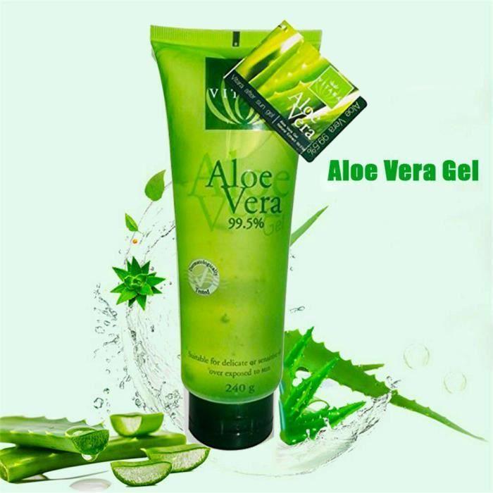 Soin De La Peau — Hydratant Pour Brûlures, Eczéma, Piqûres — Aloe Vera 99,5 % Pur, Gel 120 Ml — Convient À Tous Les Types De Peau