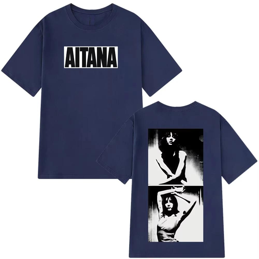 2026 Hot Sale Singer Aitanas Print TShirts Unisex Women Short Sleeve Vintage T Shirt Summer Cotton Fashion Hiphop Loose Tshirts