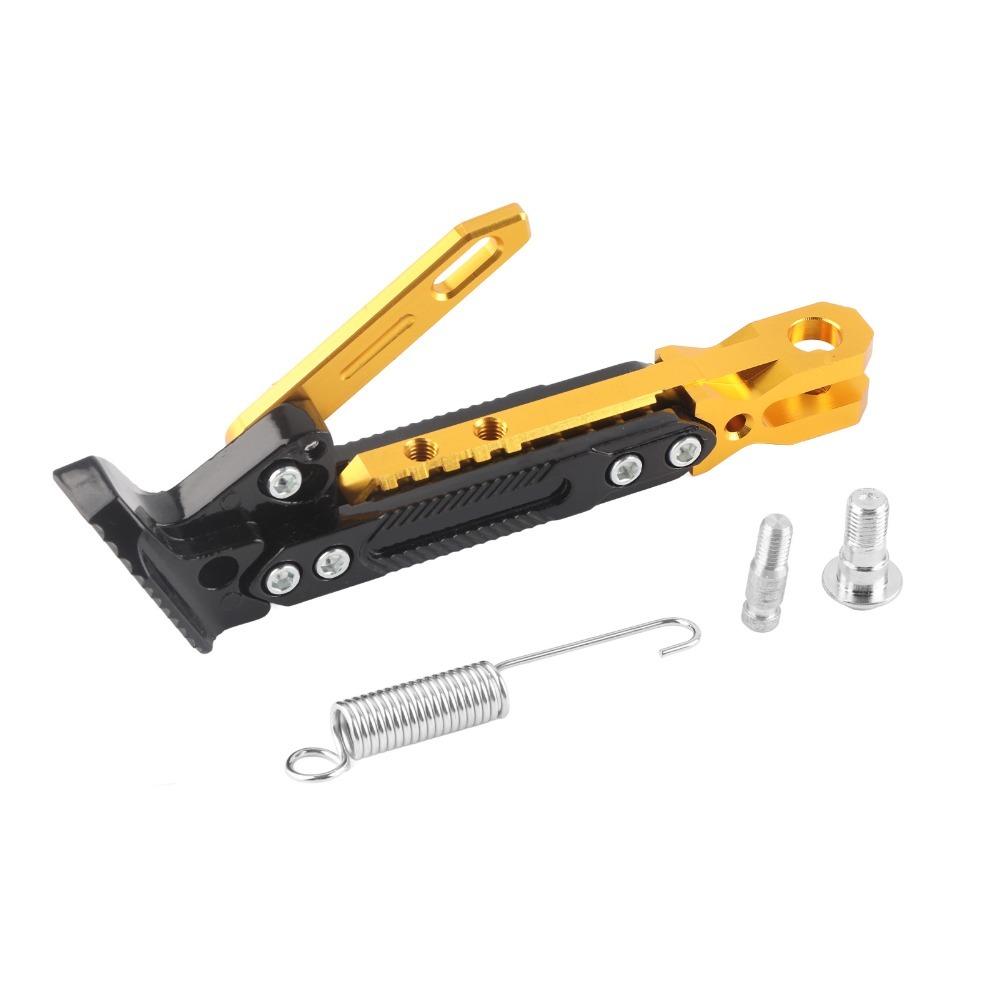 Adjustable Length Adjustable Kickstand CNC Aluminum Alloy Motorcycle Kickstand For Electric Bike