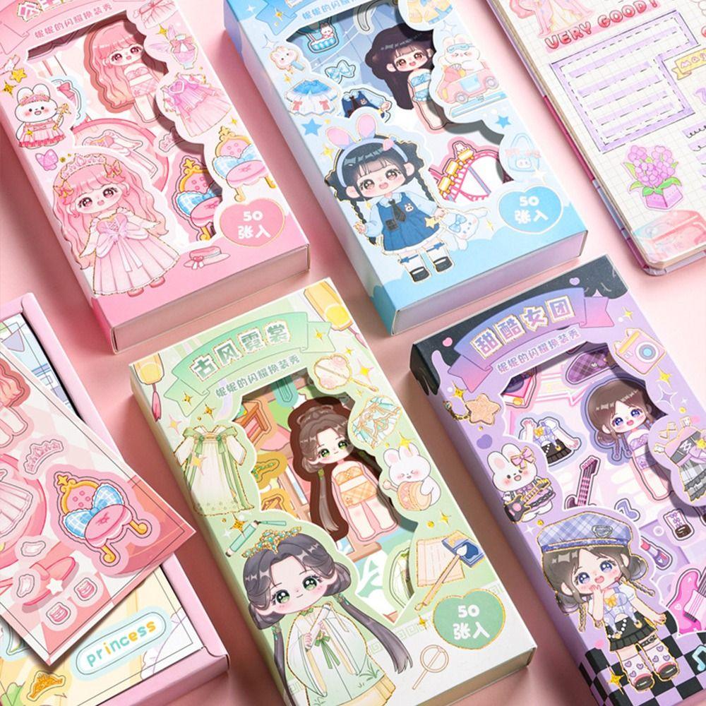 Раннее образование Наряд для переодевания маленькой девочки Наклейки Канцелярская наклейка Студент