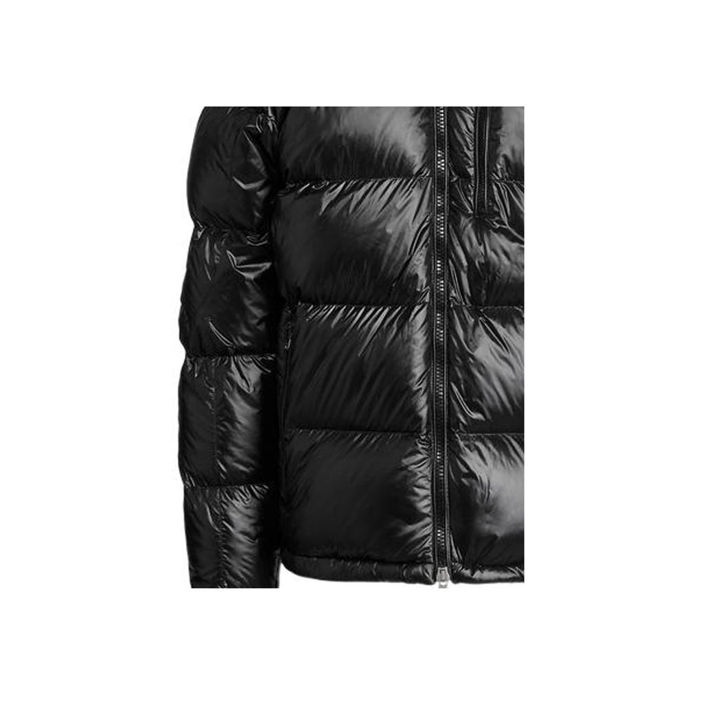 Polo Ralph Lauren Solid Color Stand Collar Long Sleeve Zipper Fitted Down Jacket Men Jacket Black MNPOOTW16020653-001