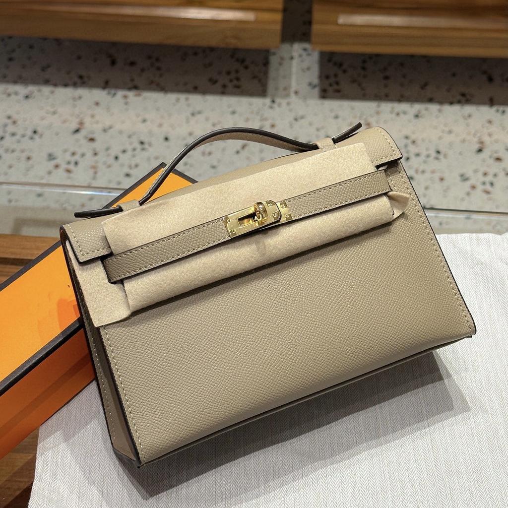 A Generation Of Hermès Birkin Handbag Mini Handbag Night Bag High-Quality Real Leather Single-Strap Tote Small Bag Women