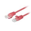 Lanberg Patchcord Cat.6 UTP 1M 10-pack Fluke Passed Red - 5901969436082
