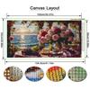 Sunset Sea Scenery Still Life Flower Large Size Diamond Painting Diy Full Square Round Drill Rhinestone Embroidery Mosaic Cross Stitch Kits