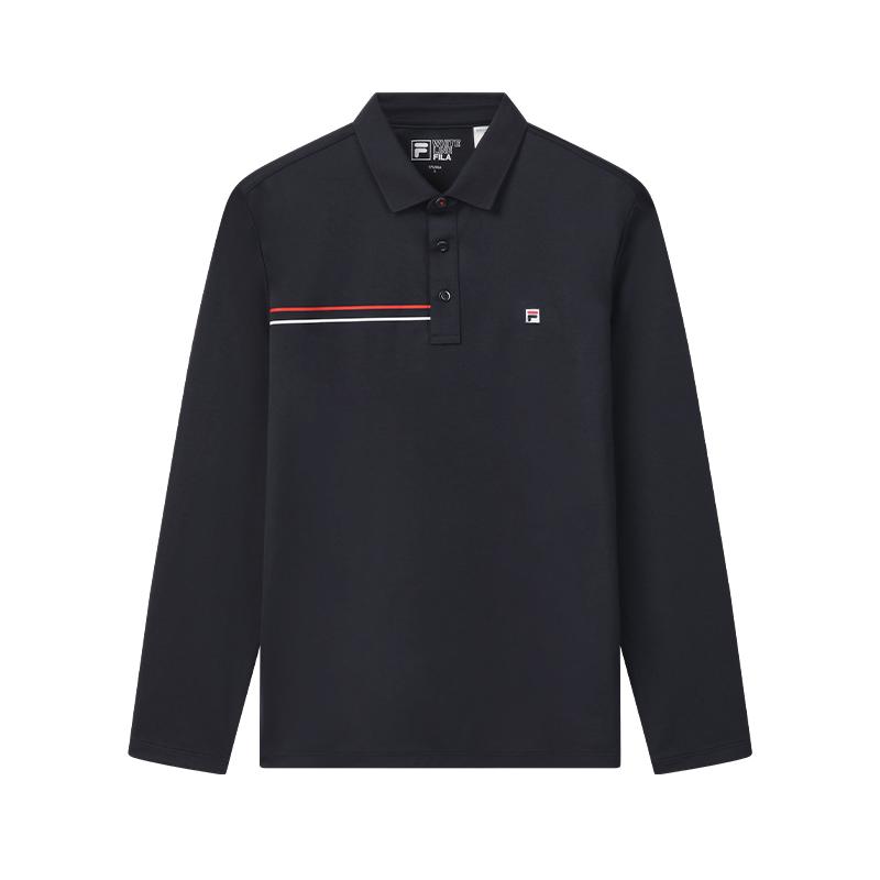 Fila Heritage Cool Touch Минималистичная Мода Универсальная Удобная Рубашка-поло Мужские топы F61M618296ANV