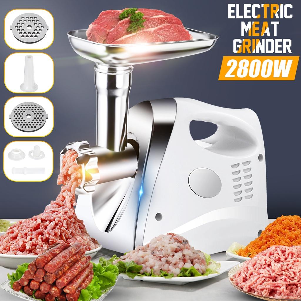 2800W Electric Meat Grinder Chopper Home Sausage Stuffer Meat Mincer Food Processor Sausage Making Machine 220V