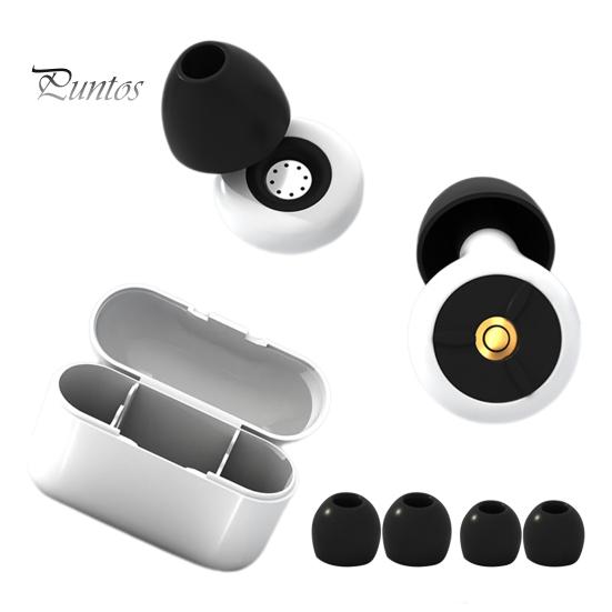 1 комплект беруш с шумоподавлением и насадками для ушей Моющиеся водонепроницаемые мягкие силиконовые многоразовые средства защиты органов слуха Работа для учебы Спящий Плавание Бесшумный