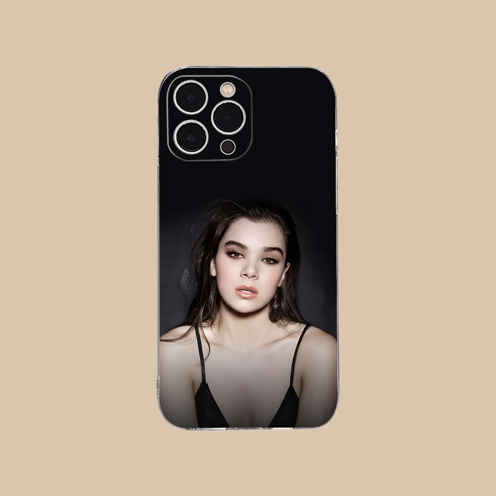 Hailee Steinfeld Clear TPU Mobile Case for iPhone 17 16 15 14 13 12 11 X XR XS Air Pro Max Plus Mini Colorful Cover