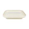 Biodegradable Corn Starch Rectangular Takeout Containers (350ml)