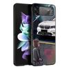 Z Flip 4 Phone Case for Samsung Galaxy Z Flip 3 5G ZFlip3 Flip3 Zflip Flip4 Black Hard Cover Boy See Sports Car Jdm Drift Shell