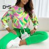 Flexibility Ladies Shirt Printing Fashion Autumn Women Fashion Blouse