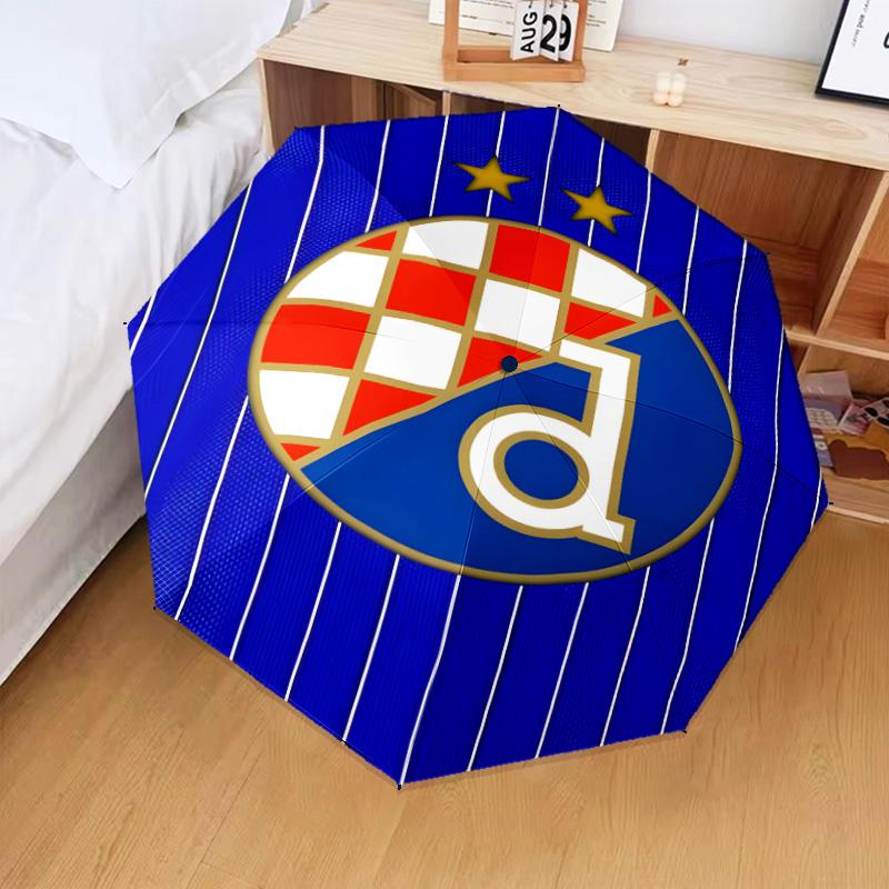 Dinamo Zagreb Basketball Club Umbrella Folding umbrella, automatic umbrella 8-Frame for Travel, camping Use Gift for Halloween Christmas