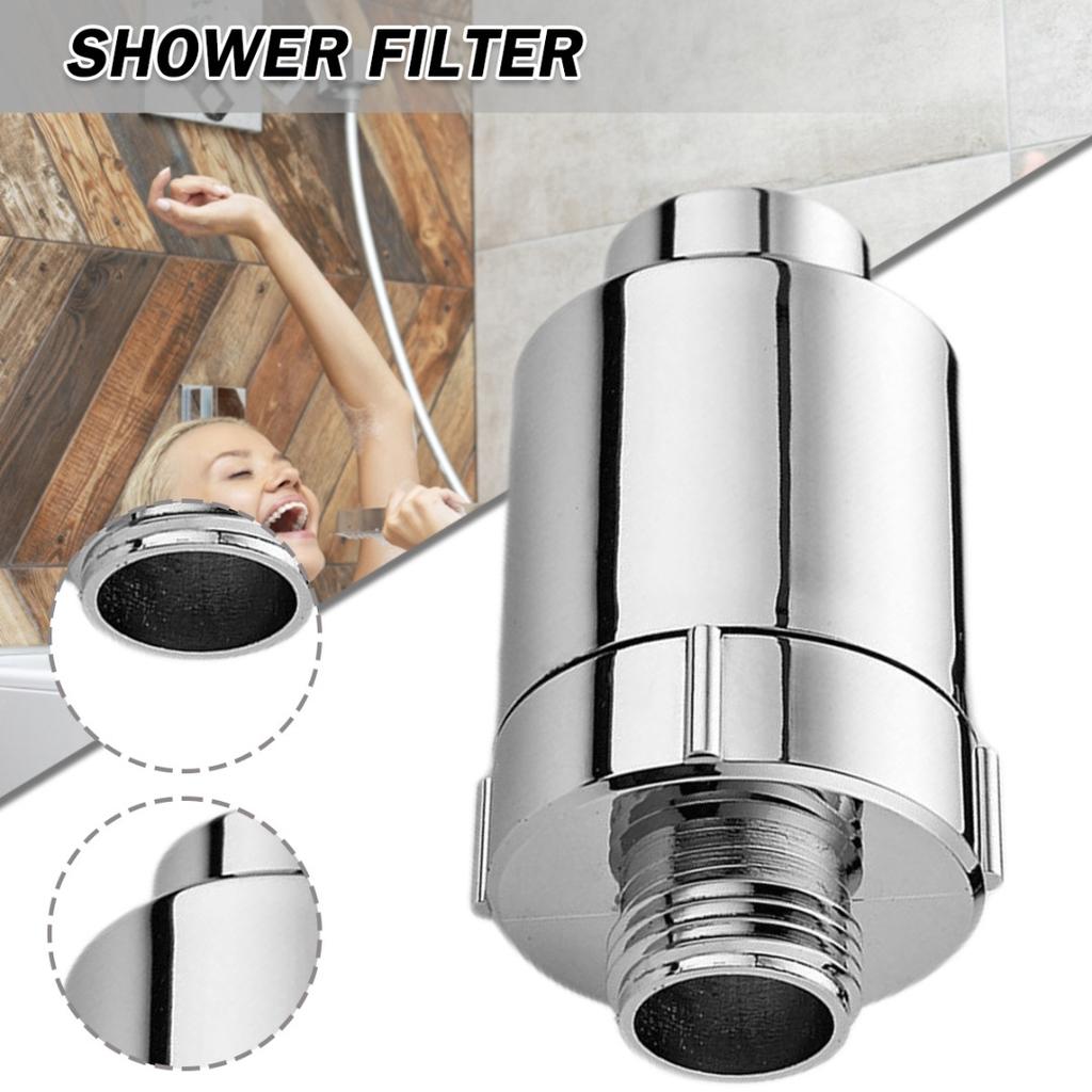 Универсальный фильтр для воды для душа Beishu, встроенный смягчитель жесткой воды с удалением хлора