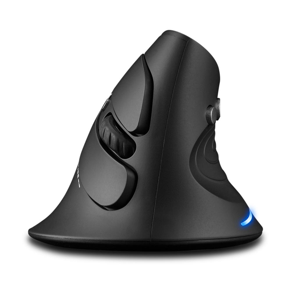 ZELOTES F-17 Vertical Mouse 2.4GHz Wireless Gaming Mouse 6 Keys Ergonomic Optical Mice with 3