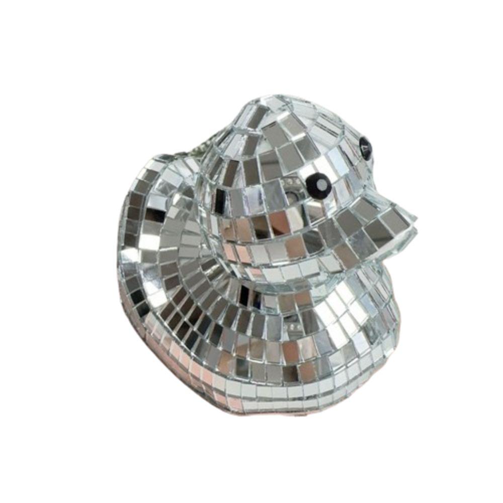Duck Shape Cute Duck Disco Ball Reflective Christmas Decoration Duck  Home Decor