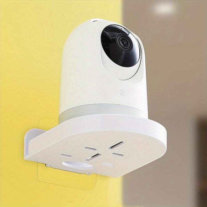 Стеллаж для хранения мониторов Неперфорированные настенные полки Настенный самоклеящийся кронштейн для хранения Фиксированный стеллаж Лоток для мониторинга