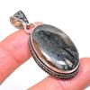 Picasso Jasper Handmade 925 Sterling Silver Jewelry Pendant 3.78" D9c94