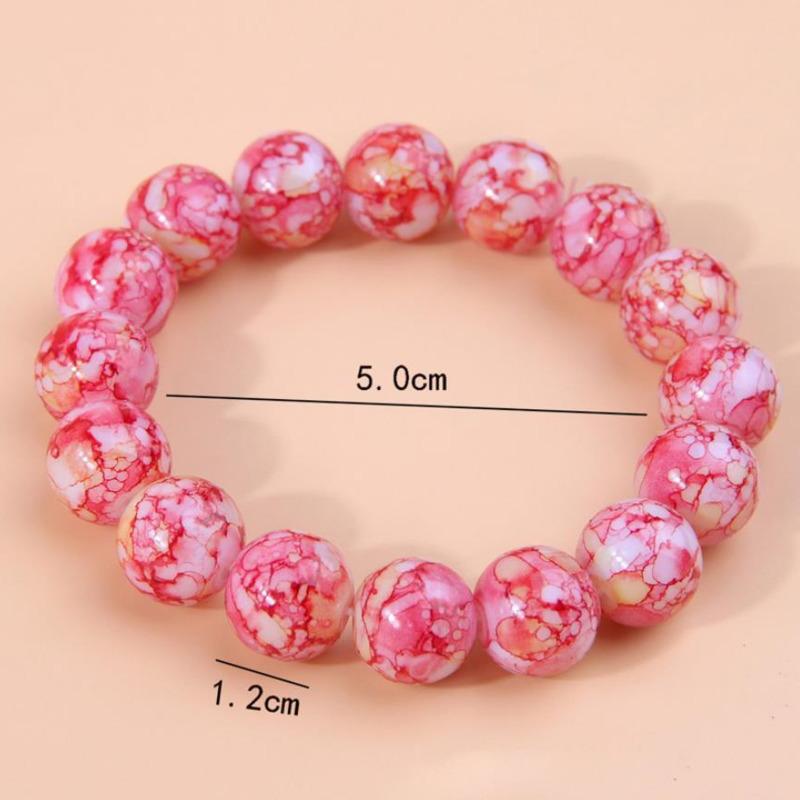 Bohemia Charm Beaded Bracelet For Men Women Statement Handmade Yoga Beads Elastic Bracelets Bangle Female Boho Party Jewelry