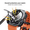 Чехол для Samsung Galaxy Watch Ultra 47 мм аксессуары Закаленное стекло Защита экрана Жесткий бампер из ПК Galaxy Watch 7 8 ultra Чехол