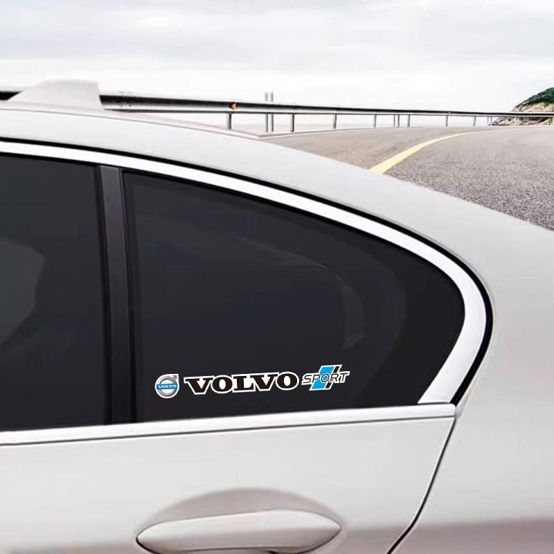 4Pcs Car Logo Decoration Stickers Decal Accessories For Volvo XC90 V90 V60 XC60 V40 S80 S60 S90 C40 XC40 V70 XC70 C30 C70 EX90 R