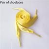 Colorful Polyester Ribbon Shoe Lace For Sneakers Satin Candy Color Flat Lace