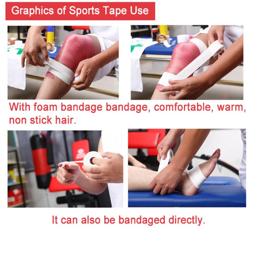 Jagged Bandage Care Sticker NO Sticky Residue Aid Bandage Sports Tape Adhesive Tape Bandage
