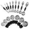 Набор из 16 магнитных мерных чашек и ложек из нержавеющей стали 304, набор мерных чашек и ложек с выравнивателем, портативные инструменты для выпечки