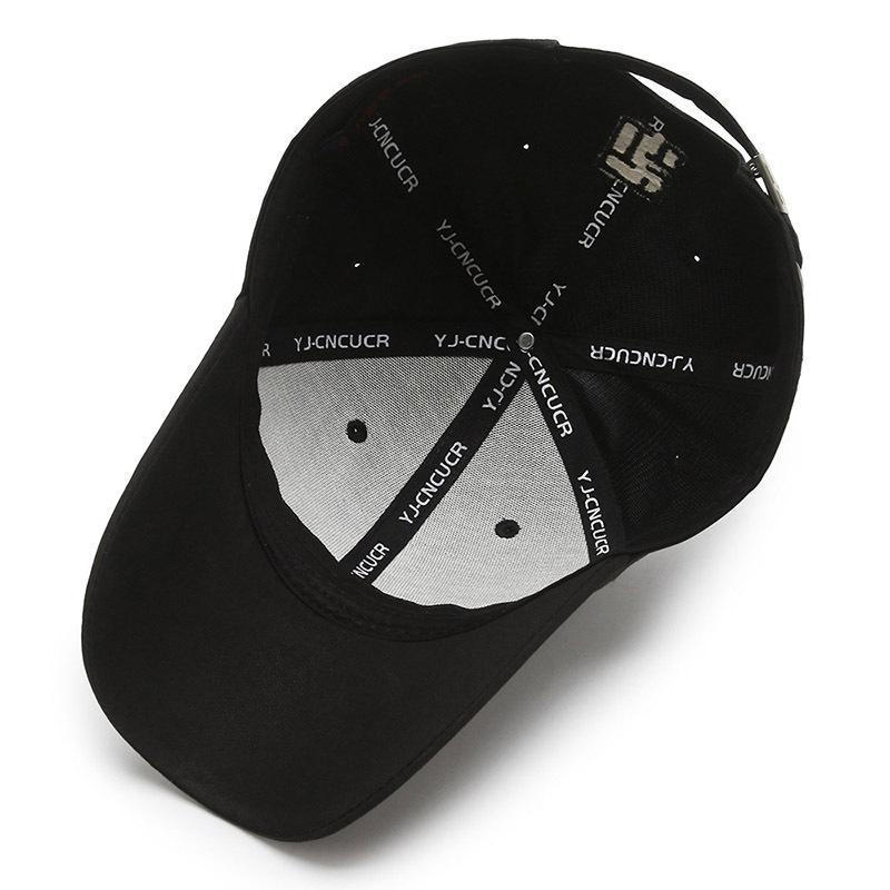 Fashion spring and summer new men and women curved brim trendy baseball cap outdoor sunshade sunscreen casual thin cap