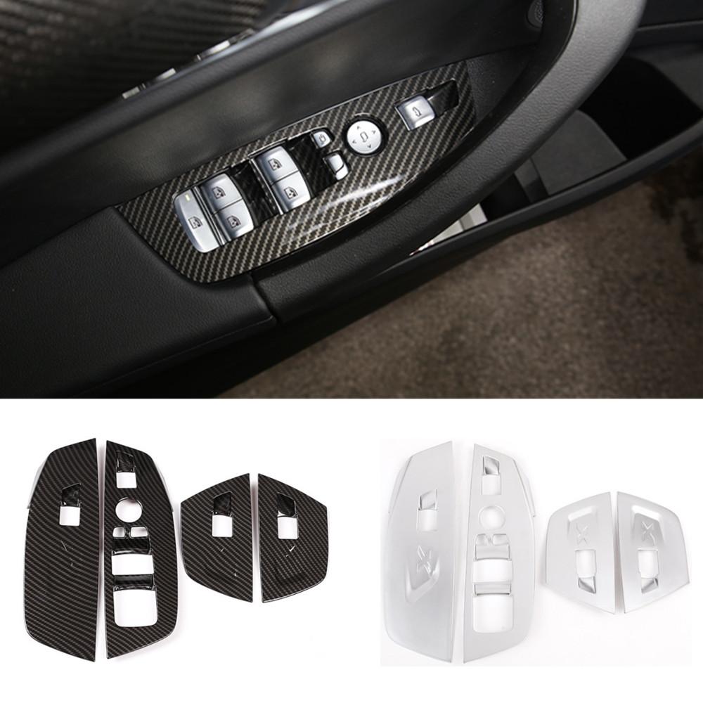 Кнопка подъема окна автомобиля, рамка, наклейка, панель для BMW X3 X4 G01 G02 2018-2022, авто интерьер