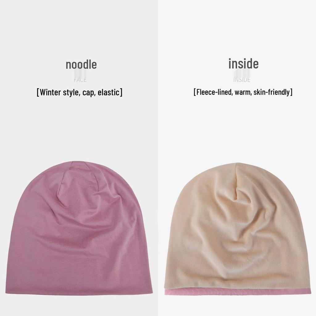 Versatile Cotton Beanie: Thin, Cuffed, Plain Style for Men & Women