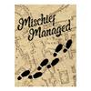 Mischief Managed Framed Canvas Print