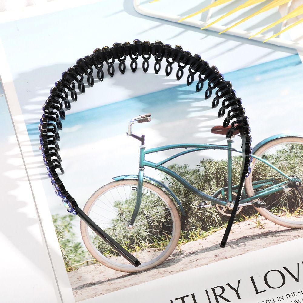 Hair Accessories Headdress Hair Band Hoop Rhinestone Hairband Tooth Comb Headband Crystal Flower