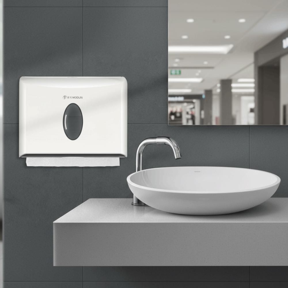 Wall-mounted Toilet Paper Box ABS Paper Towel Storage Tissue Dispenser Commercial Toilet