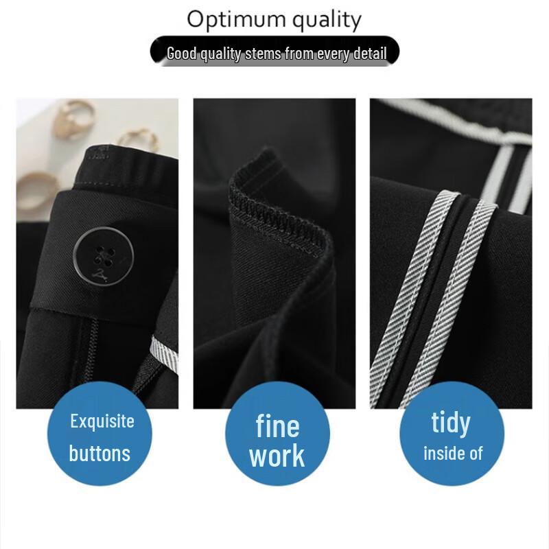 Женские черные брюки-костюм с высокой посадкой и широкими штанинами