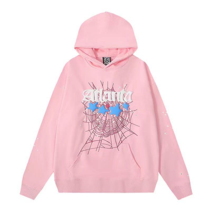 American Streetwear Hip Hop Letter Print Hooded Tracksuit Set Couples Casual Fashion
