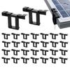 30pcs Solar Panel Drainage Clips Solar Panel Drain Clip Clamp Auto Remove Stagnant Water Clip Panel Frame Cleaning Clips