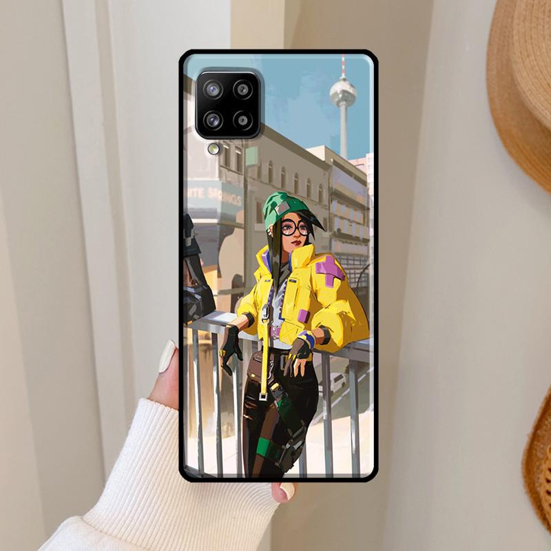 Игровой кейс Valorant для Samsung Galaxy A06 A05 A16 A26 A36 A56 A33 A32 A52 A15 A53 A13 A34 A54 A14 A35 A55