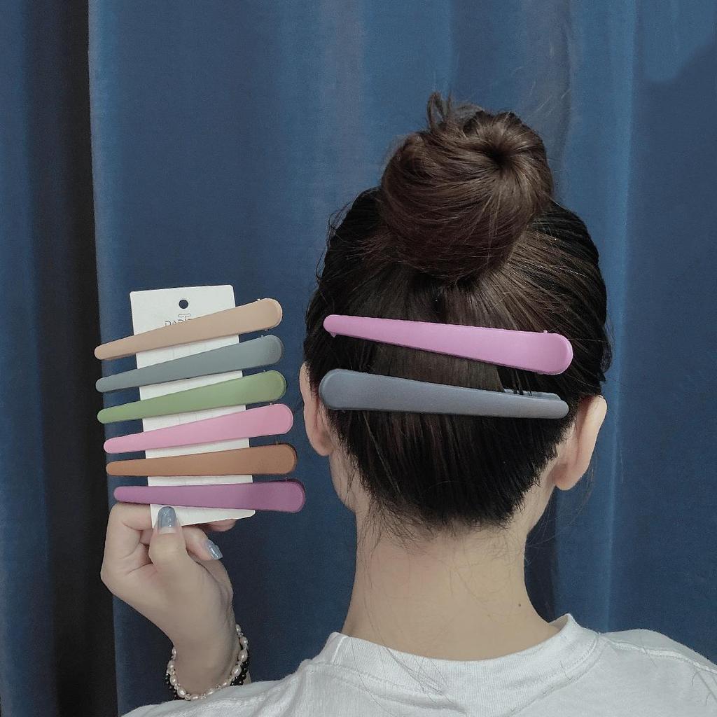 Матовые заколки-уточки в конфетных цветах для женщин