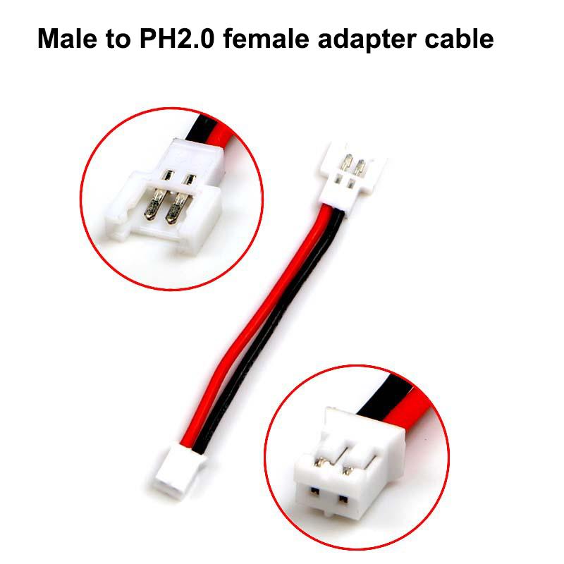 5 шт. Преобразовательный кабель от Ph2.0 Male/Female к Mx2.54Mm для литиевой батареи 24AWG Длина 5 см Силиконовый провод