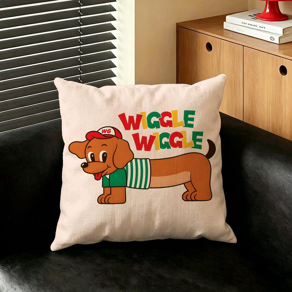Character wwiggle wwiggle Cushion Cover Creative pillowcases for interior decoration office living room home Car hot