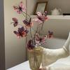 Роскошные искусственные цветы-бабочки в стеклянной вазе для B&B, кофейни и домашнего декора