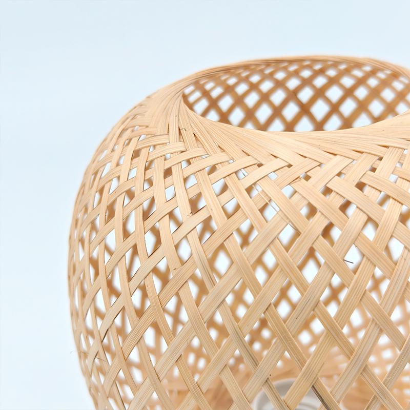 Ретро светодиодный бамбуковый плетеный потолочный светильник для коридора, гостиной, потолочный светильник E27, плетеные лампы, декоративные светильники