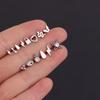 Good Stainless Steel Screw Back Small Cartilage Trend 1PC 20G Piercing Jewelry 2022 New Charming Stud Earring