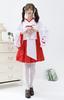 Shrine Maiden Cosplay Shrine Maiden Clothes Japanese Clothes Kimono Hakama Shrine New Year Idol Crossdressing Halloween Costume One Size Fits Most